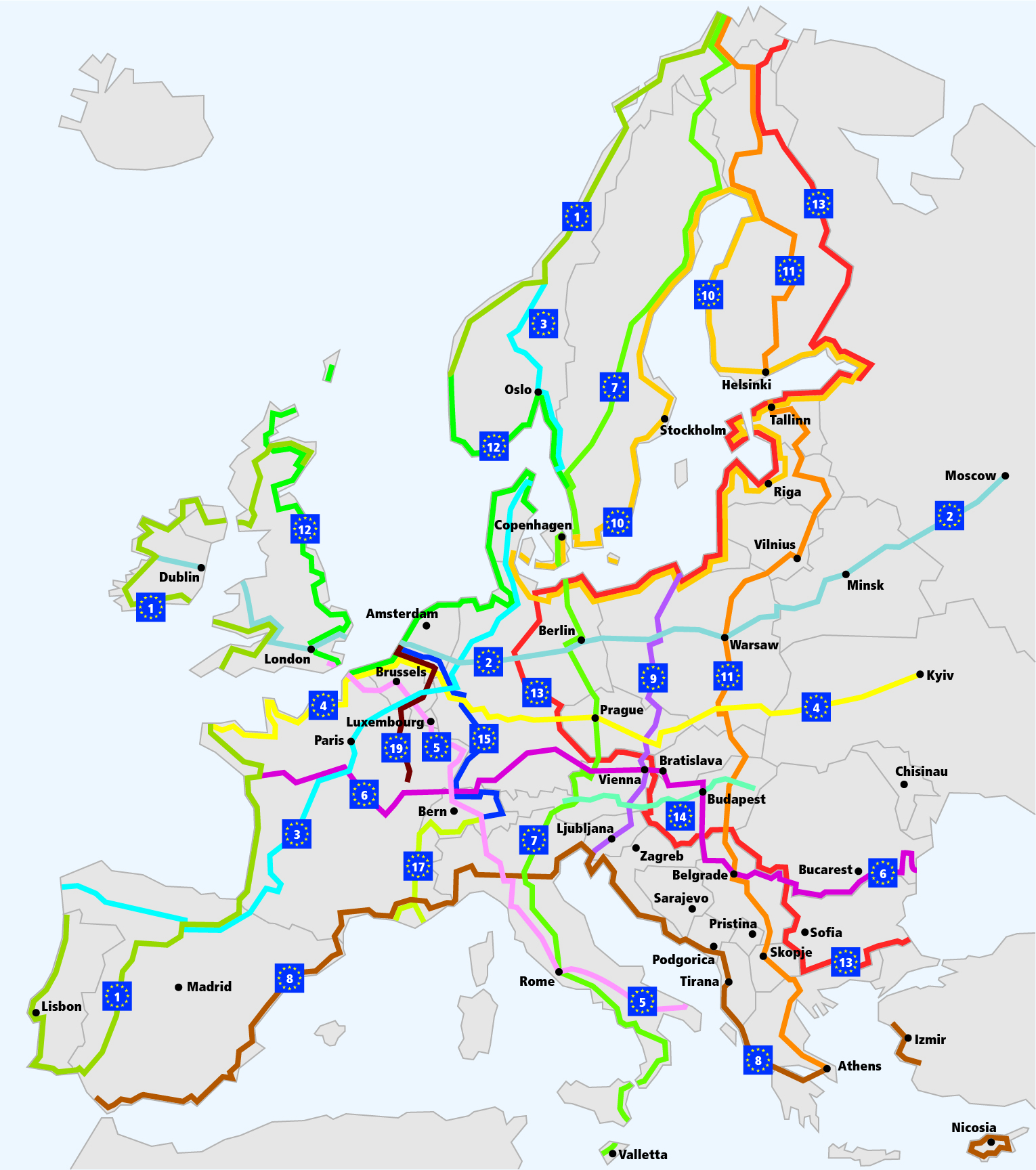 Europe a velo