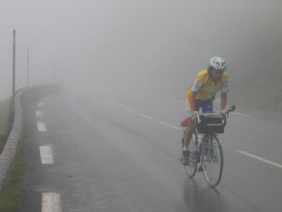 Annick en plein brouillard