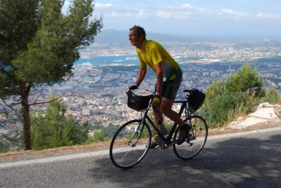 Jean-Claude en haut du mont Faron