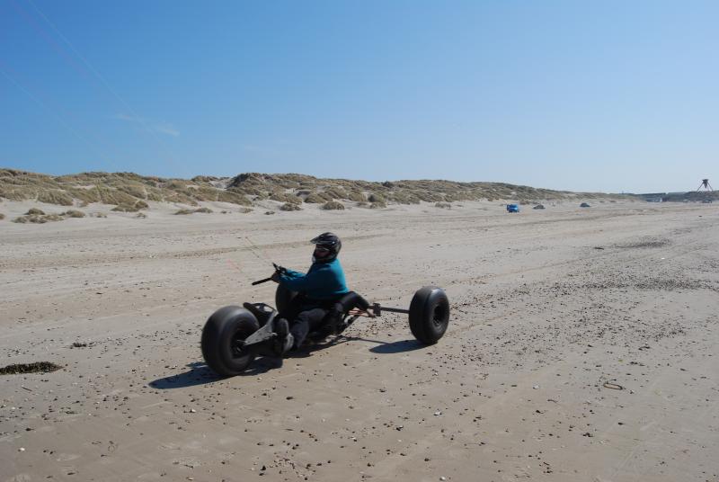 lLa plage en cerf volant