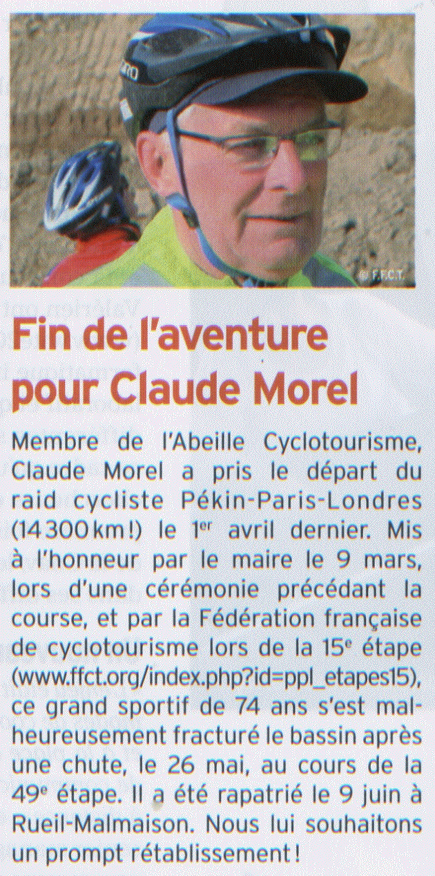 Claude, fin de l'aventure