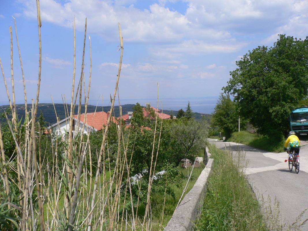 Daniel fonce dans la descente