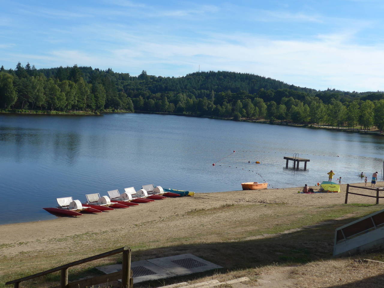 Etang du camping d'USSEL