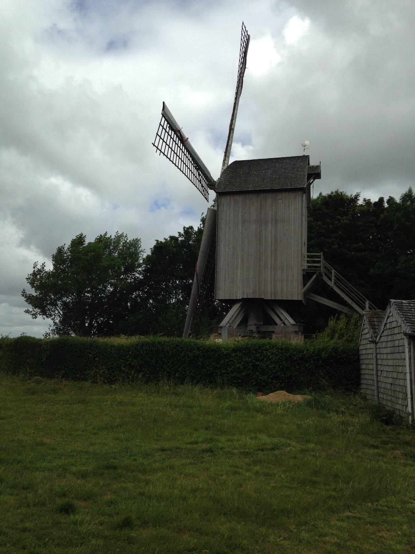 Moulin sur
          ciel du Nord