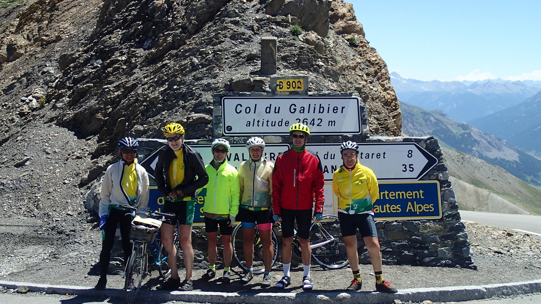 Groupe au Galibier